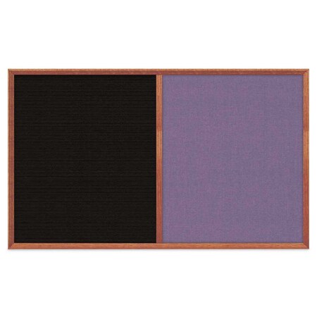 United Visual Products Slim Style Indoor Enclosed Corkboard, 18 UV501SCH-GOLD-PEARL